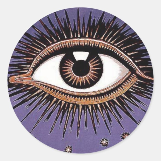 Cosmic Eye Classic Round Sticker (Front)
