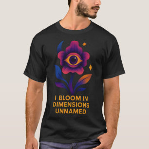 Cosmic Eye Flower Visionary Art T-Shirt