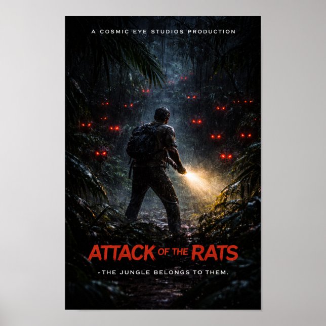 Cosmic Eye – Jungle Survival Horror Poster (Front)