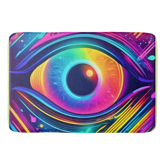 Cosmic Eye of Dreams Bath Mat (Front)