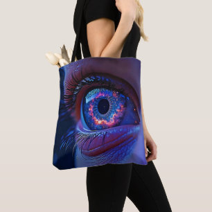 Cosmic Eye Starlight Gaze Tote Bag