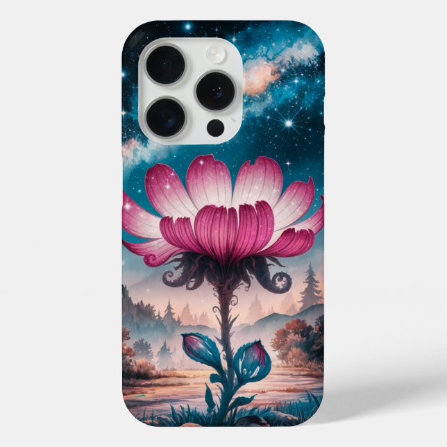 Cosmic Fantasy Magical Flower Case-Mate iPhone Case (Back)