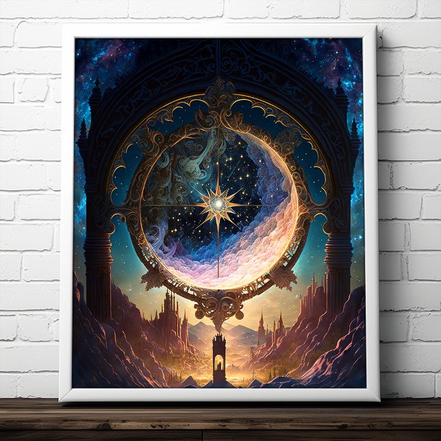 Cosmic Fantasy Space Landscape Poster (Creator Uploaded)