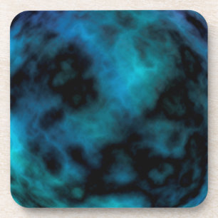 Cosmic Faux Blue Marble Coaster