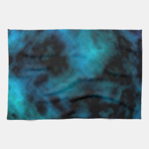 Cosmic Faux Blue Marble Tea Towel