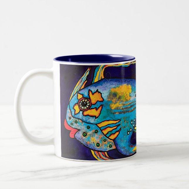 Cosmic Fish Mug (Left)