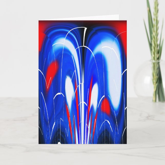 Cosmic flares holiday card (Front)