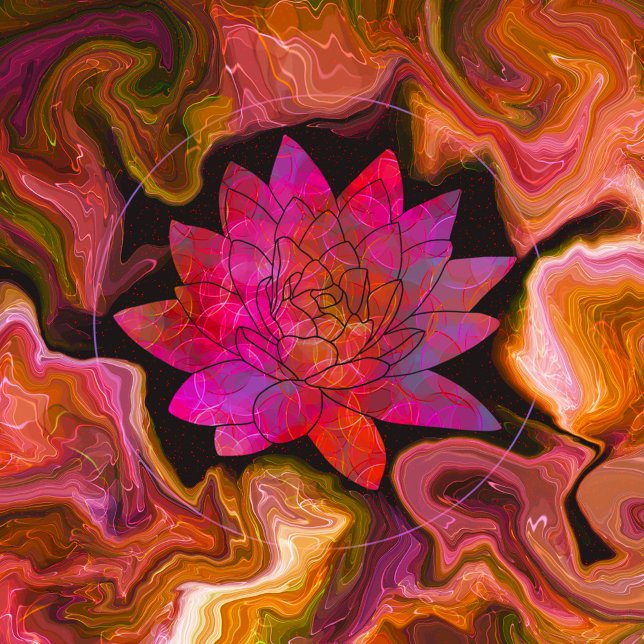 Cosmic flower flow tote (Creator Uploaded)