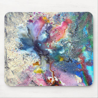 Cosmic Flower Mouse Pad