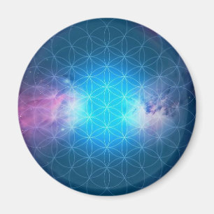 Cosmic Flower of Life Magnet