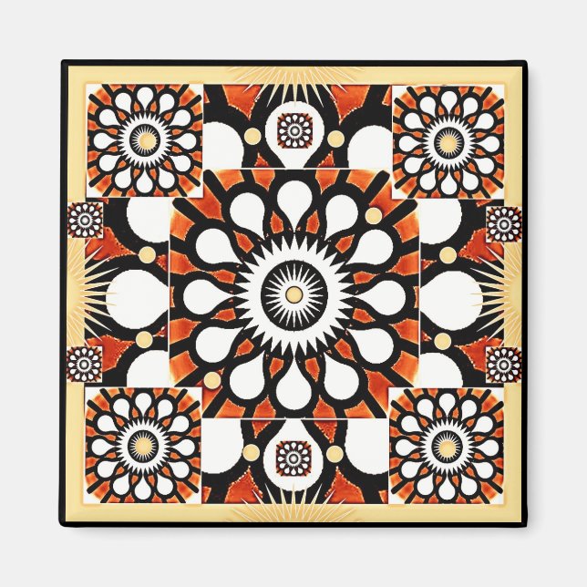 Cosmic Flowers I Magnet (Front)