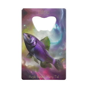 Cosmic Flying Fish AI Fantasy Digital Art Print