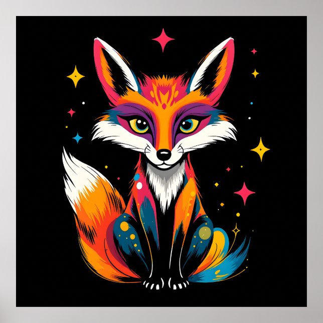Cosmic Fox Poster (Front)