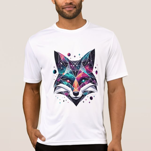 Cosmic Fox T-Shirt For Men (Front)