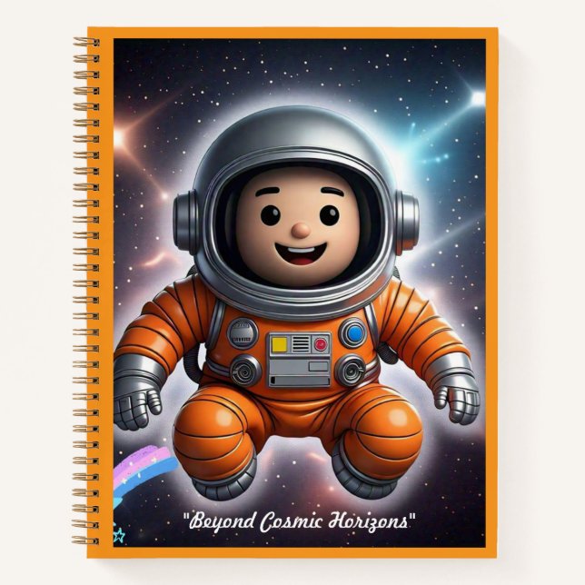 "Cosmic Frontier" Notebook (Front)