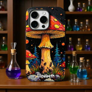 Cosmic Fungi Forest iPhone 16 Pro Case