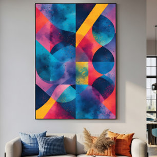 Cosmic Fusion in Motion Canvas Print