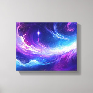 Cosmic Galaxy Art Canvas Print