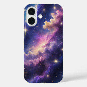 Cosmic Galaxy Design iPhone 16 Case