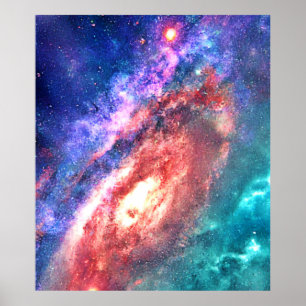 Cosmic Galaxy Dream Art Poster
