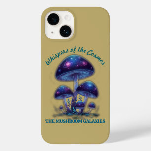 Cosmic Galaxy Mushrooms • Whimsical Fantasy Fungi Case-Mate iPhone 14 Case