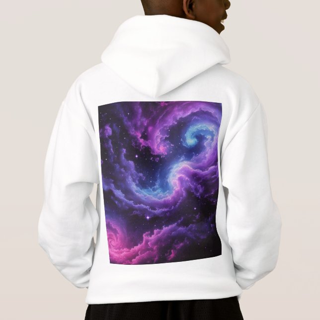 Cosmic Galaxy Nebula Abstract Space Art Design (Back)