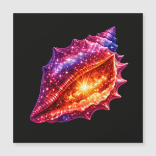 Cosmic Galaxy Shell stars nautical design