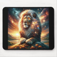 Cosmic Galaxy Space Lion Leo Strength Astrology