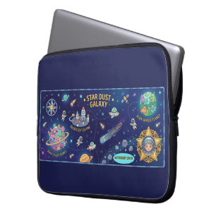 Cosmic Galaxy Star Dust Map Laptop Protective Case
