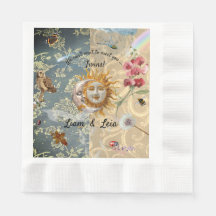 Cosmic Garden Baby Shower Napkin
