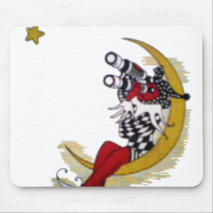 Cosmic Gaze: Elf on the Moon Adventure Mouse Pad