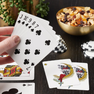 Cosmic Gaze: Elf on the Moon Adventure Playing Cards