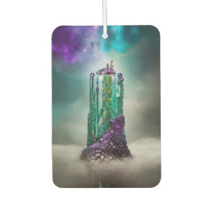 Cosmic Gemstone and Glass \ / Universe AI Art Car Air Freshener
