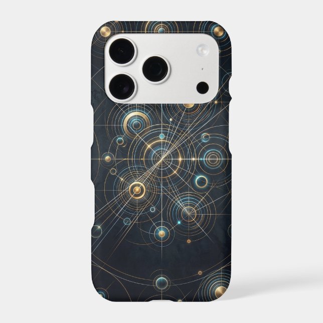 Cosmic Geometry iPhone Case (Back)