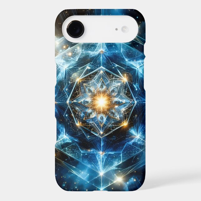 Cosmic Geometry Mandala Star Universe Abstract (Back)