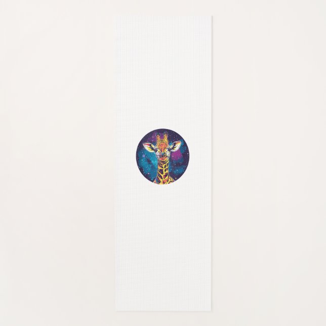 Cosmic Giraffe Universe Adventure  Yoga Mat (Front)