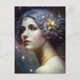 Cosmic Goddess Fantasy Art Postcard