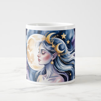 Cosmic goddess large coffee mug