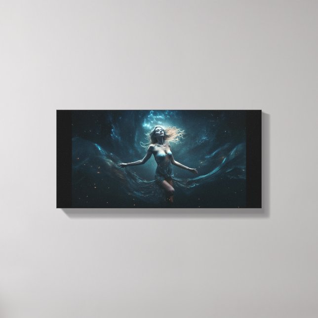 Cosmic Godess canvas print (Front)