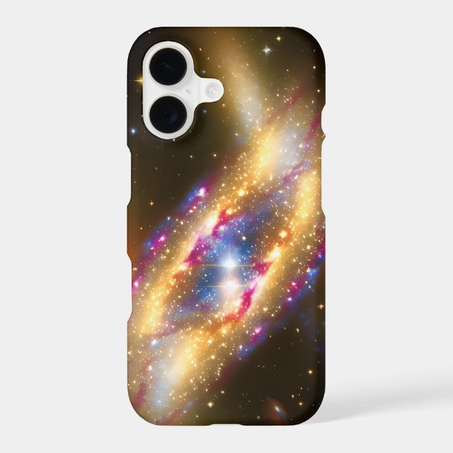 Cosmic Gold Pink Blue exploding stars galactic (Back)