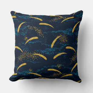Cosmic Green And Gold Cushion