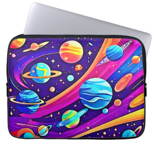 Cosmic Harmony Art Laptop Sleeve