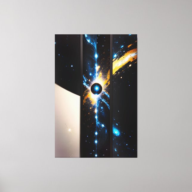 Cosmic Harmony Canvas Print (Front)