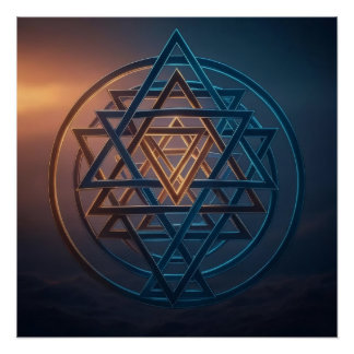 Cosmic Harmony: The Eternal Emblem Poster