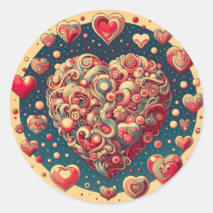 Cosmic Heart Sticker