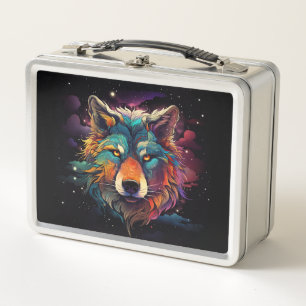 Cosmic Howl Metal Lunch Box
