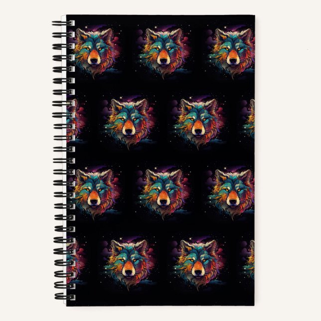 Cosmic Howl Notebook (Front)