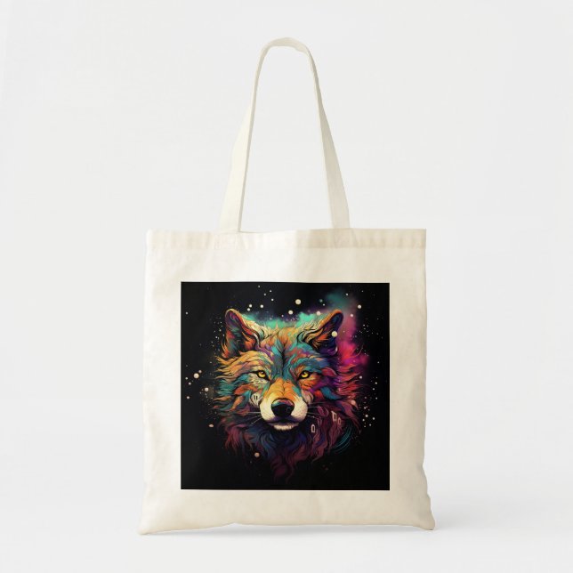Cosmic Howl Tote Bag (Front)