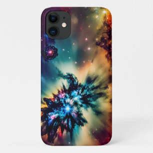 Cosmic indigo bright mystical mesmerised landscape Case-Mate iPhone case