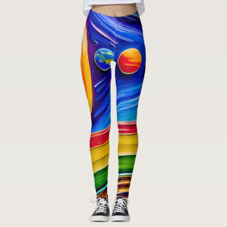 Cosmic-Inspired Leggings